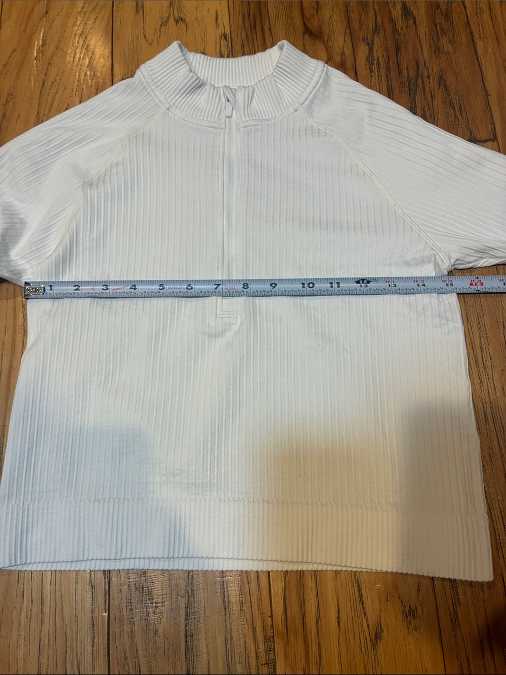 lululemon athletica Ribbed Half-Zip Sweater - White - Picture 6 of 10